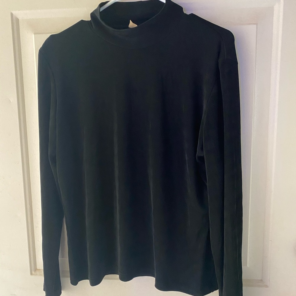 Black Mock Turtle Neck by DD Ranch Wear
